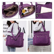 Load image into Gallery viewer, Nylon mommy shoulder bag