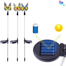 Load image into Gallery viewer, Outdoor Solar Garden Butterfly Lights Decor