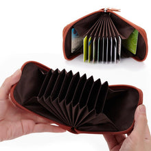 Load image into Gallery viewer, RFID Anti-theft Brushed Leather Organ Card Holder