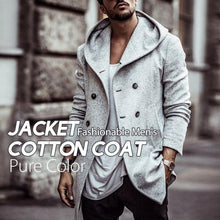 Load image into Gallery viewer, Men's Autumn & Winter Pure Color Jacket Cotton Coat