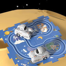 Load image into Gallery viewer, Children's Educational Puzzle Railway Car Playset