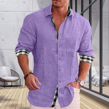 Load image into Gallery viewer, Gentleman Paneled Casual Buttons Pocket Blouse