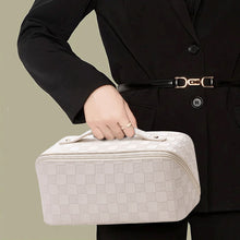 Load image into Gallery viewer, Vintage Check Cosmetic Bag