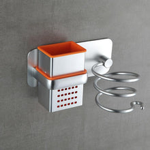 Load image into Gallery viewer, Wall-Mounted Hairdryer Rack