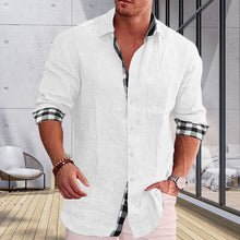 Load image into Gallery viewer, Gentleman Paneled Casual Buttons Pocket Blouse