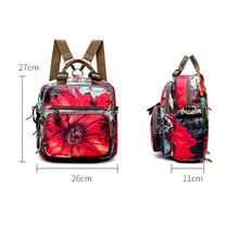 Load image into Gallery viewer, Leisure Style Flower Pattern Backpack