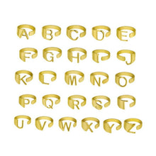 Load image into Gallery viewer, Initial A-Z Letter Ring