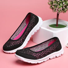 Load image into Gallery viewer, Women's Lace Screen Breathable Net Flat Shoes