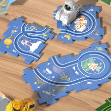 Load image into Gallery viewer, Children's Educational Puzzle Railway Car Playset
