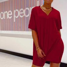 Load image into Gallery viewer, V-neck Batwing Sleeve Top & Short Set