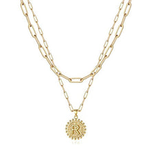 Load image into Gallery viewer, Gold Initial Necklaces for Women