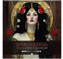 Load image into Gallery viewer, Dark Goddess 2024 Calendar