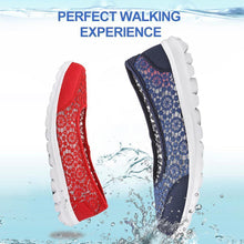 Load image into Gallery viewer, Women's Lace Screen Breathable Net Flat Shoes