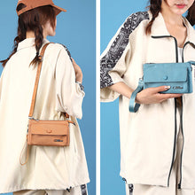 Load image into Gallery viewer, Nylon Multilayer Zip Coin Purse