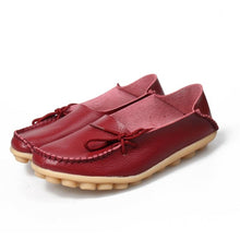 Load image into Gallery viewer, Women's Leather Loafers Moccasins