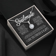 Load image into Gallery viewer, To My Soulmate Sparkling Round Created Necklace - š„š„Pre-sale For A Limited Time With The Lowest Discount