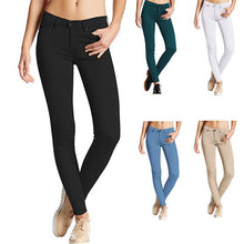 Load image into Gallery viewer, Autumn and winter women's skinny denim trousers
