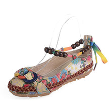 Load image into Gallery viewer, Women's Handmade Beaded Embroidered Shoes