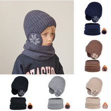 Load image into Gallery viewer, Children's Winter Fleece Scarf Suit
