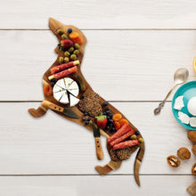 Load image into Gallery viewer, Wooden Dachshund Dog Dinner Plate