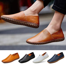 Load image into Gallery viewer, Men's Genuine Leather Loafers