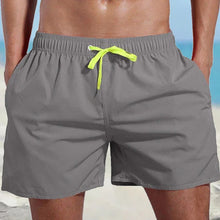 Load image into Gallery viewer, Men's Solid Color Waterproof Beach Shorts