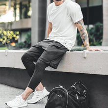Load image into Gallery viewer, Men's Fitness Shorts with Leggings