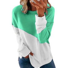 Load image into Gallery viewer, Crew Neck Contrast Sweatshirt