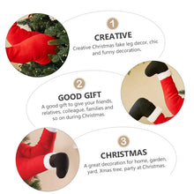 Load image into Gallery viewer, Christmas Santa Legs Decoration