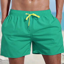 Load image into Gallery viewer, Men's Solid Color Waterproof Beach Shorts