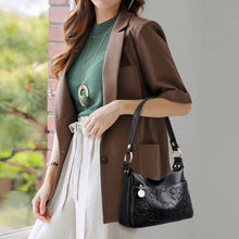 Load image into Gallery viewer, Lychee Embossed Shoulder Bag