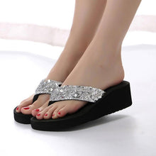 Load image into Gallery viewer, The Latest Summer Sequin Women's 2018 Non-slip Sandals Slipper Flip Flops for Indoor Outdoor
