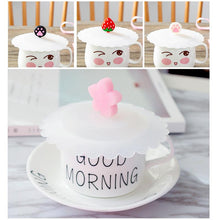 Load image into Gallery viewer, Cartoon Silicone Dustproof Cup Cover