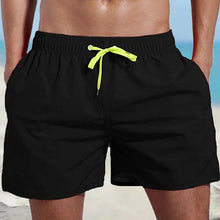 Load image into Gallery viewer, Men's Solid Color Waterproof Beach Shorts