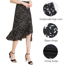Load image into Gallery viewer, Women's Floral Irregular Fishtail Skirt