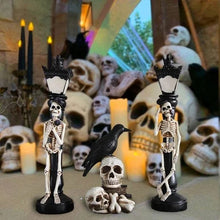 Load image into Gallery viewer, Resin Skeleton Decoration Light & Skull Crow Light