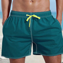 Load image into Gallery viewer, Men's Solid Color Waterproof Beach Shorts