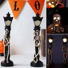 Load image into Gallery viewer, Resin Skeleton Decoration Light & Skull Crow Light