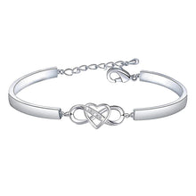 Load image into Gallery viewer, Always Remember I Love You Mom Forever Love Heart Bracelet