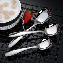 Load image into Gallery viewer, Square Head Stainless Steel Spoons