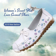 Load image into Gallery viewer, Women's Sweet Flat Lace Casual Shoes