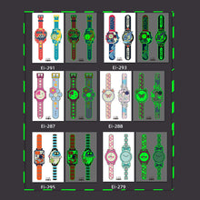 Load image into Gallery viewer, Children's Watch Racing Cartoon Luminous Tattoos Stickers