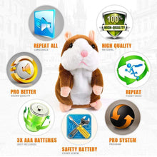 Load image into Gallery viewer, Amazing Talking Hamster Mouse Toy