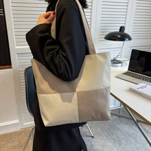 Load image into Gallery viewer, Patchwork Check Shoulder Bag