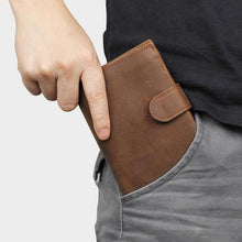 Load image into Gallery viewer, Genuine Leather Men's Wallet
