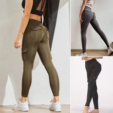 Load image into Gallery viewer, Women's Pocket Sexy Stretch Leggings Fitness Track Pants