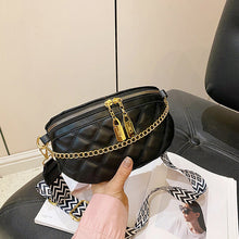Load image into Gallery viewer, Versatile diamond plaid chest bag