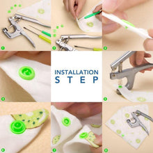Load image into Gallery viewer, Snap & Clip Button DIY Set (300 Pcs Set)