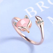 Load image into Gallery viewer, Rhinestone Fox Ring
