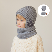 Load image into Gallery viewer, Children's Winter Fleece Scarf Suit